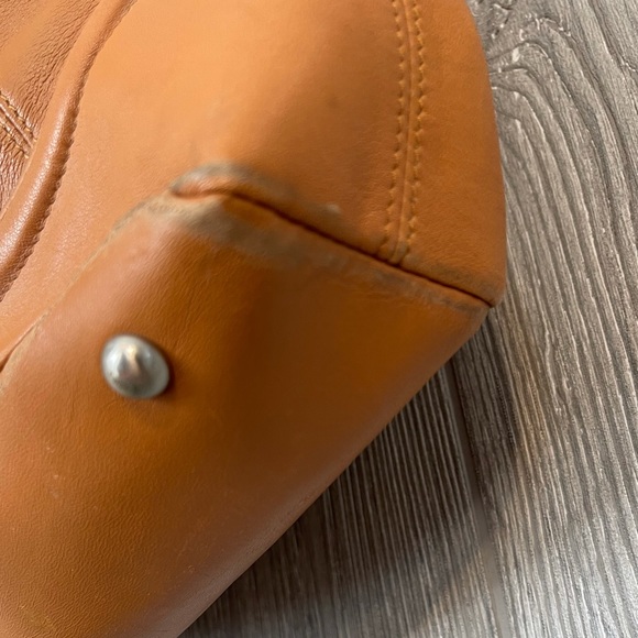 Coldwater Creek Brown Tan Real Leather Purse - Picture 3 of 16